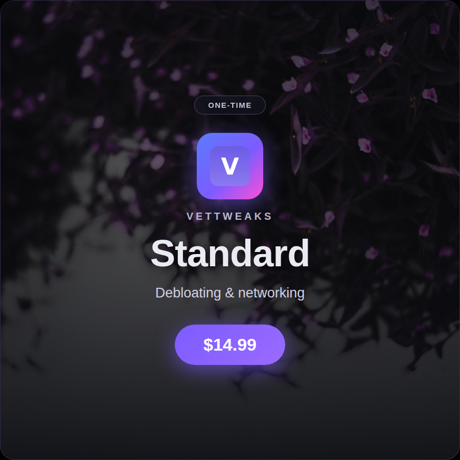 VetTweaks — Standard